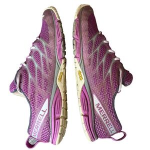 Merrell Vibram Purple Ice Road Glove Dash 3 Trail Running Shoes Womens 7.5 EU 38